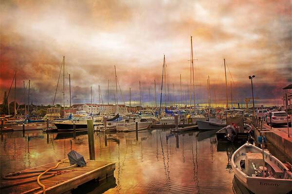 Rhode Poster featuring the photograph Newport Rhode Island Harbor I by Betsy Knapp