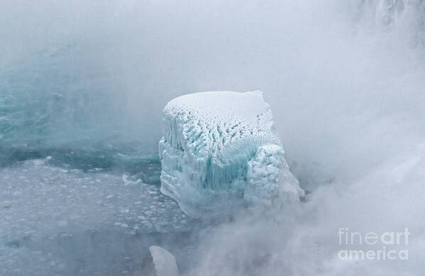 Niagara Falls Poster featuring the photograph Niagara Falls Iceberg by Charline Xia