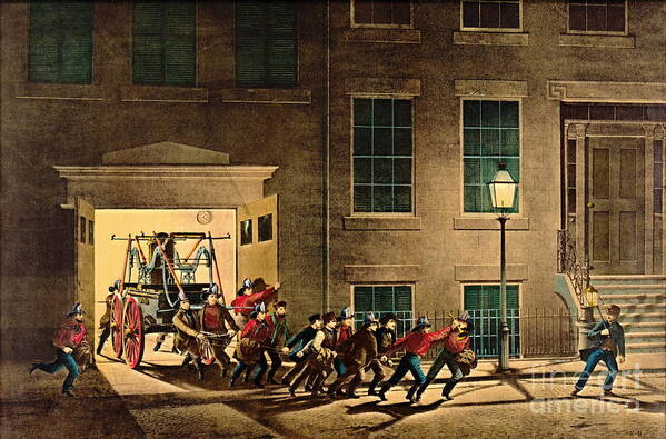 Night Alarm 1854 Poster featuring the photograph Night Alarm 1854 by Padre Art