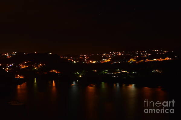 Grenada Poster featuring the painting Nightscape by Laura Forde