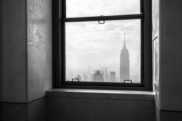 Ny Poster featuring the photograph NYC Room with a View by Nina Papiorek