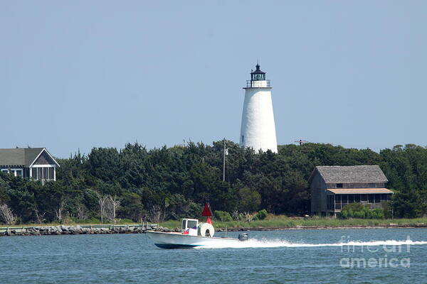 Ocracoke Poster featuring the photograph Ocracoke Light by Christiane Schulze Art And Photography