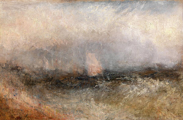 Draftsman Poster featuring the painting Off The Nore Squally Weather, Joseph Mallord William Turner by Litz Collection
