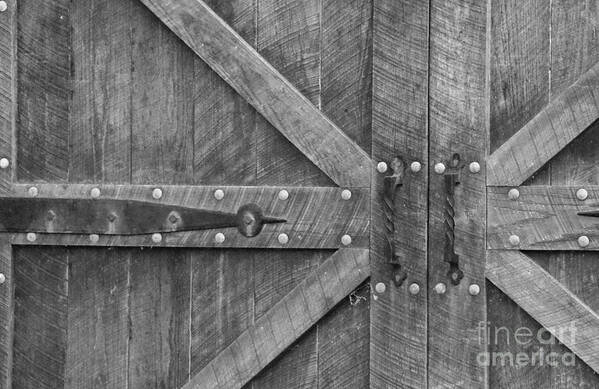 Antique Poster featuring the photograph Old Barn Door pt 3 by Cindy Manero