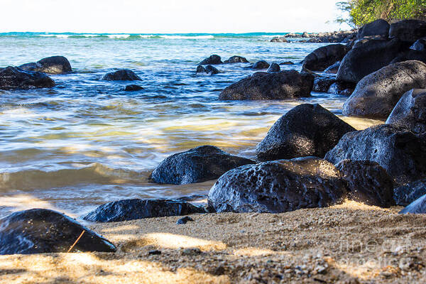 Rocks Poster featuring the photograph On The Rocks by Suzanne Luft