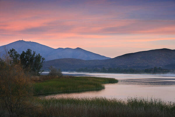 Landscape Poster featuring the photograph Otay Lake Sunrise by Scott Cunningham