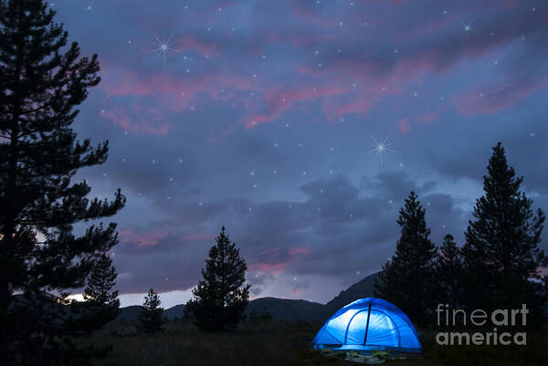 Beauty In Nature Poster featuring the photograph Paint the Sky with Stars by Juli Scalzi