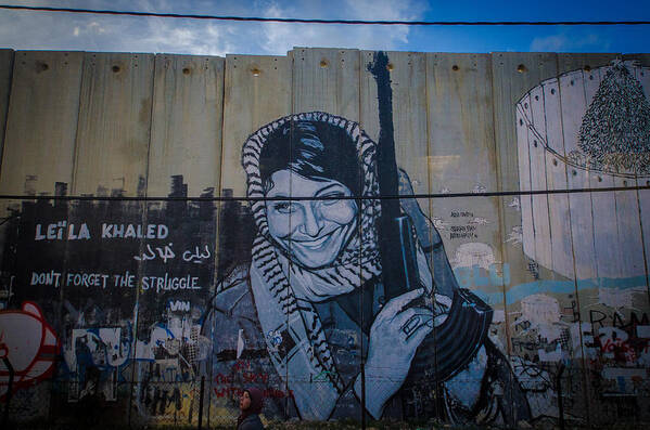 Palestine Poster featuring the photograph Palestinian Graffiti by David Morefield