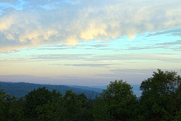 Sunrise Poster featuring the photograph Pastel Sky by Monroe Payne