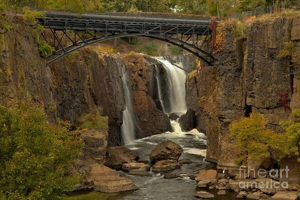 Patterson Great Falls Poster featuring the photograph Paterson Great Falls New Jersey by Adam Jewell