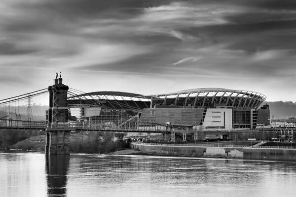 Bengals Poster featuring the photograph Paul Brown Stadium by Ron Pate