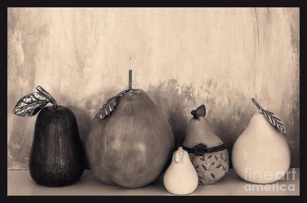 Photo Poster featuring the photograph Pears and Pears by Marsha Heiken