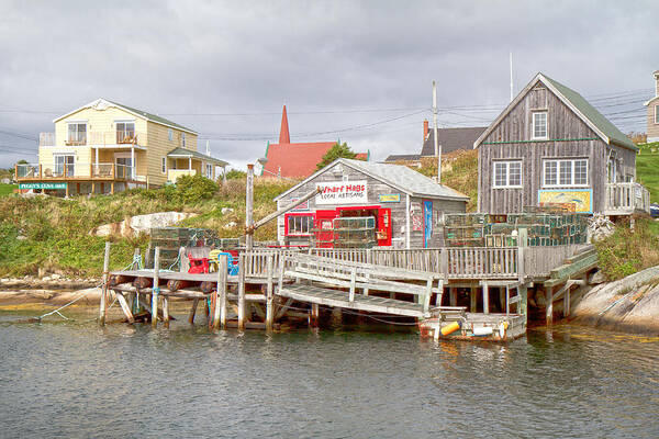 Peggy's Poster featuring the photograph Peggy's Cove 7 by Betsy Knapp