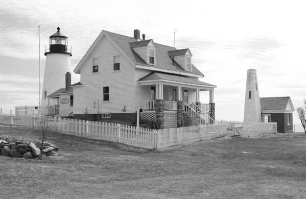 Lighthouse Poster featuring the photograph Pemaquid by Becca Wilcox