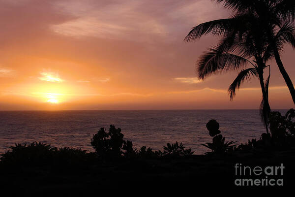 Hawaii Poster featuring the photograph Perfect End To A Day by Suzanne Luft