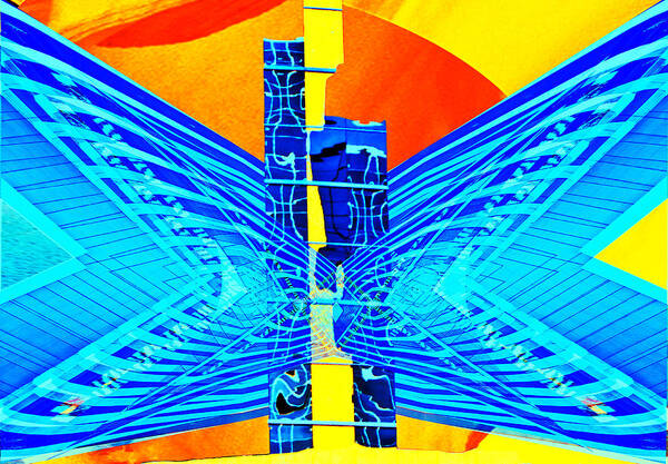 Phoenix Poster featuring the digital art Phoenix Rising by Georgianne Giese