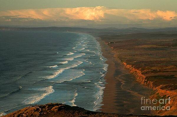 South Beach Poster featuring the photograph Point Reyes Beach South by Adam Jewell