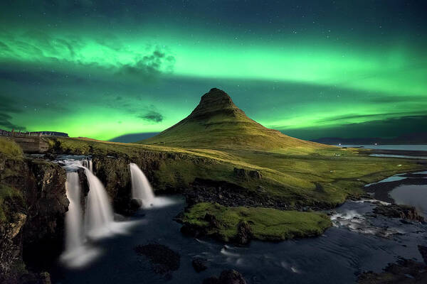 Aurora Poster featuring the photograph Powered By Light by Carlos Resende