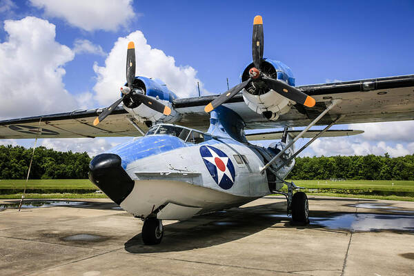 Pby5a Poster featuring the photograph Pre-42 PBY5A by Chris Smith