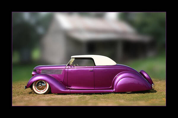 Hotrod Poster featuring the photograph Purple Perfection by Keith Hawley