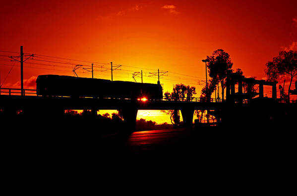 Westbound Poster featuring the photograph Qualcomm Station by See My Photos