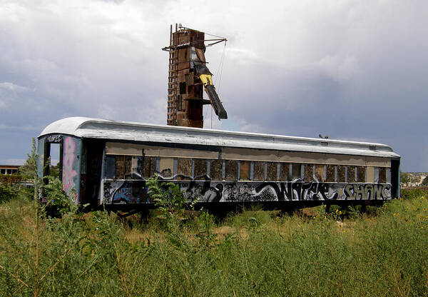 Becky Furgason Poster featuring the photograph #ishalltakethisunboundtrainaway by Becky Furgason