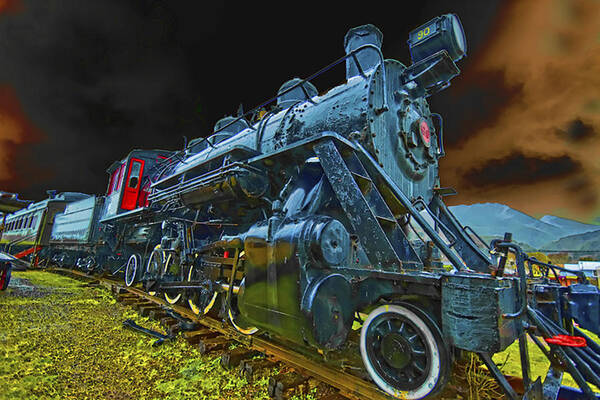 Hdr Poster featuring the photograph Rail On by Dale Stillman