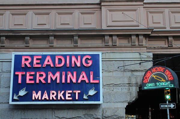 Reading Terminal Market Poster featuring the photograph Reading Terminal Market by David Rucker