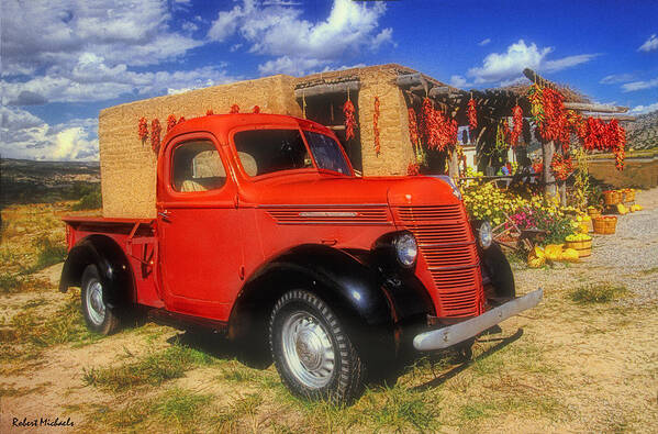 Digital Poster featuring the photograph Red Chili Truck by Robert Michaels