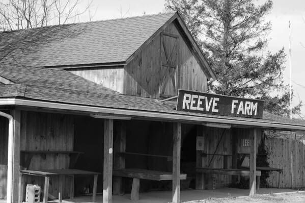 Closed Poster featuring the photograph Reeve Farm by Mitchell Rudin