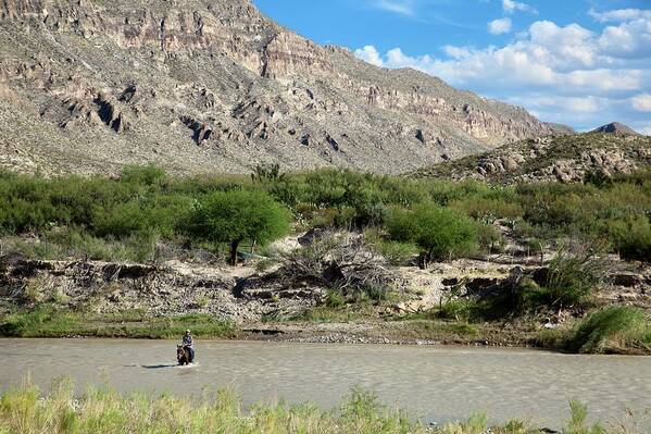 Human Poster featuring the photograph Rio Grande by Jim West