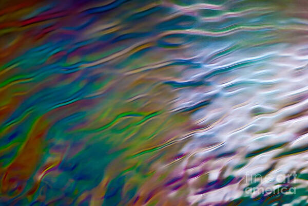 Abstract Poster featuring the photograph Ripples In Time by Anthony Sacco