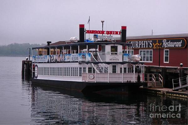 River Boat Poster featuring the photograph River Boat at Dock by John Malone