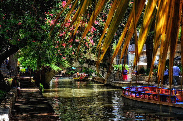 River Walk Poster featuring the photograph Riverwalk II by Tricia Marchlik