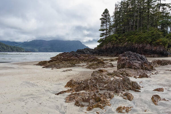 British Columbia Poster featuring the photograph Rocky Shores by Carrie Cole