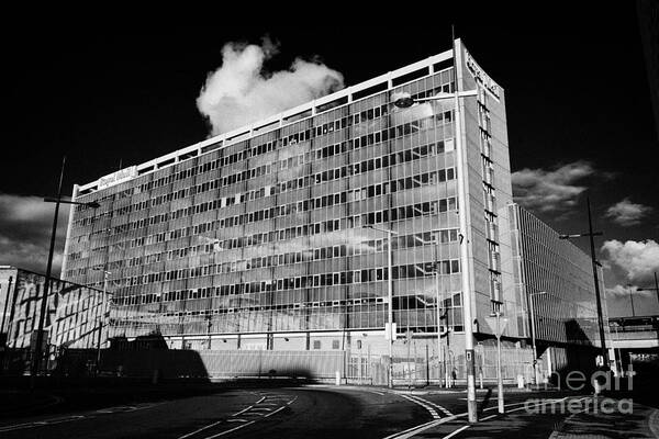 Royal Mail Poster featuring the photograph royal mail tomb street sorting office mail centre Belfast Northern Ireland by Joe Fox