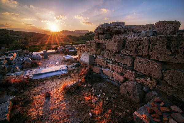 Scenics Poster featuring the photograph Ruins At Itanos Near Palekastro, Crete by Joe Daniel Price