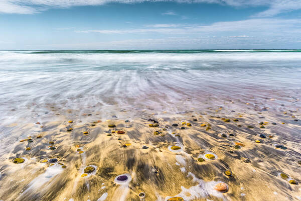 Beach Poster featuring the photograph Rush, Solana Beach by Alexander Kunz