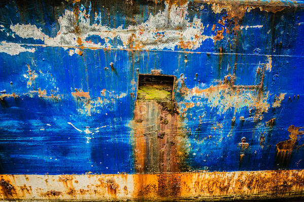 Rust Poster featuring the photograph Rusted Fishing Vessel by Puget Exposure