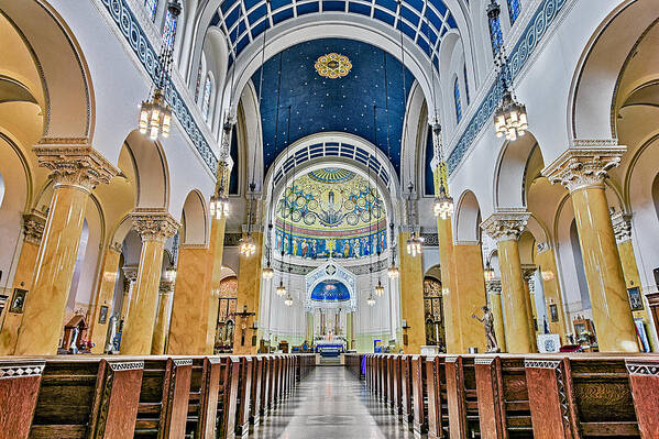 Altar Poster featuring the photograph Saint Mary's Altar by Susan Candelario