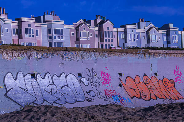 Sea Wall San Francisco Poster featuring the photograph San Francisco Sea Wall by Garry Gay