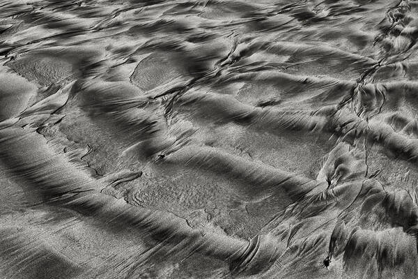 Sand Poster featuring the photograph Sand Patterns 1 by Robert Woodward