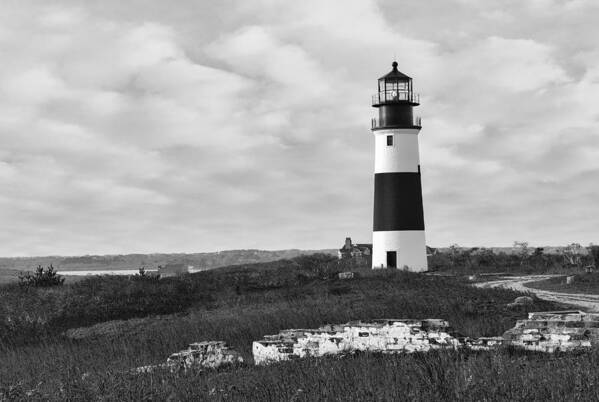 Nantucket Poster featuring the photograph Sankaty Head Lighthouse Nantucket Cape Cod by Marianne Campolongo