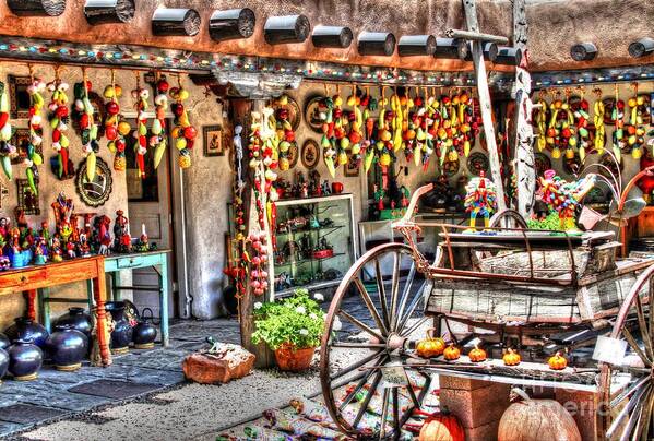 New Mexico Poster featuring the photograph Santa Fe Colors by Bob Hislop