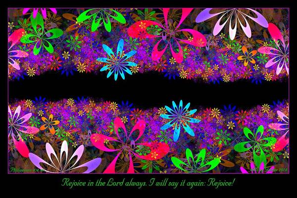 Fractal Poster featuring the digital art Say It Again by Missy Gainer