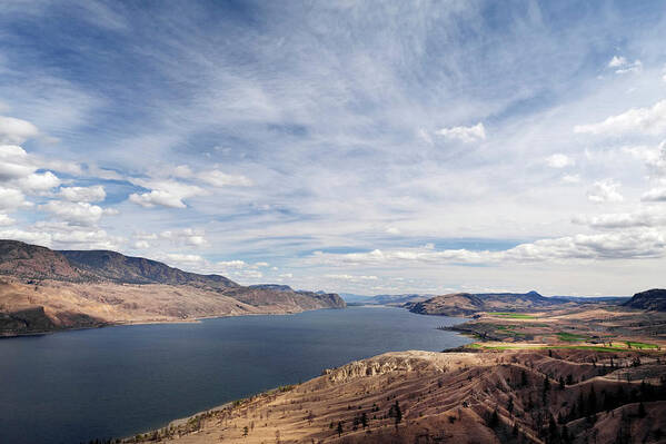 Scenics Poster featuring the photograph Scenic Kamloops Lake, Canada by Toos