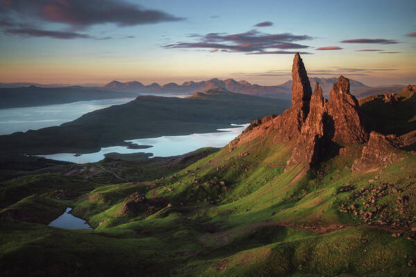 Scotland Poster featuring the photograph Scotland - Old Man Of Storr by Jean Claude Castor