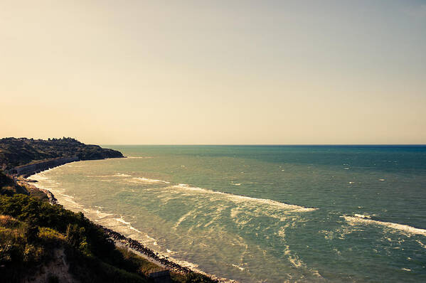 Ortona Poster featuring the photograph Seascape in Italy by AM FineArtPrints