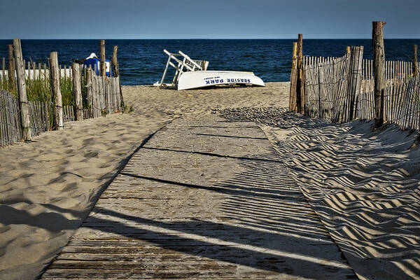Jersey Shore Poster featuring the photograph Seaside Park New Jersey Shore by Susan Candelario