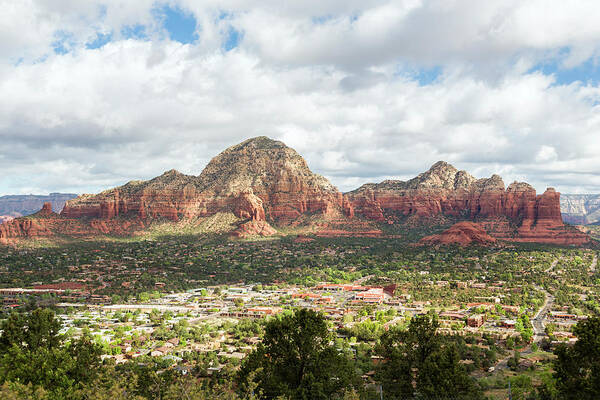 Scenics Poster featuring the photograph Sedona, Arizona, From Above by Picturelake